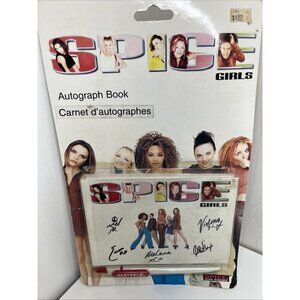 Vintage Spice Girls Autograph Book w/Pen 1997 SEALED in PKG